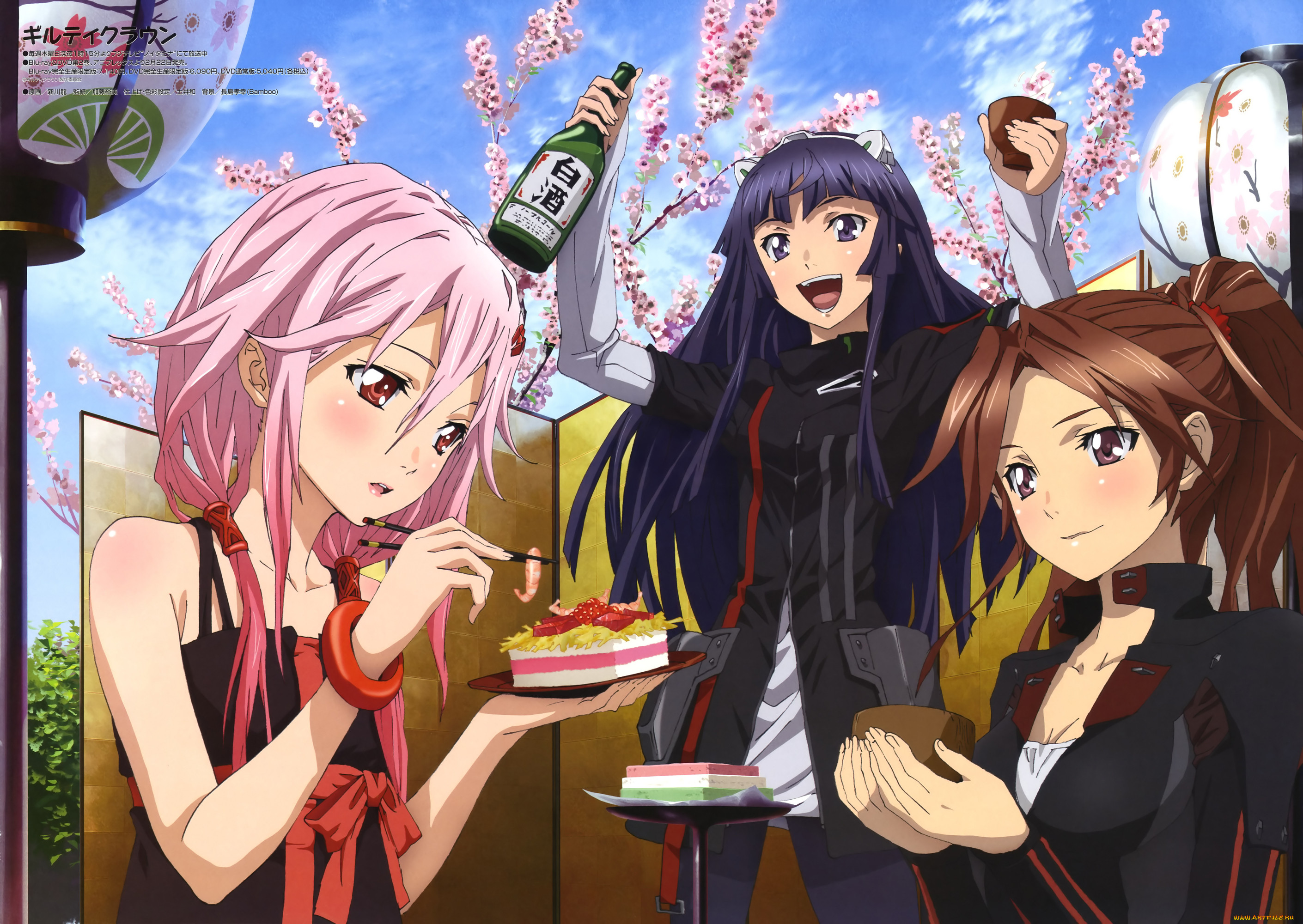 , guilty crown, guilty, crown, shinomiya, ayase, tsugumi, , , , yuzuriha, inori, , shinkawa, ryu